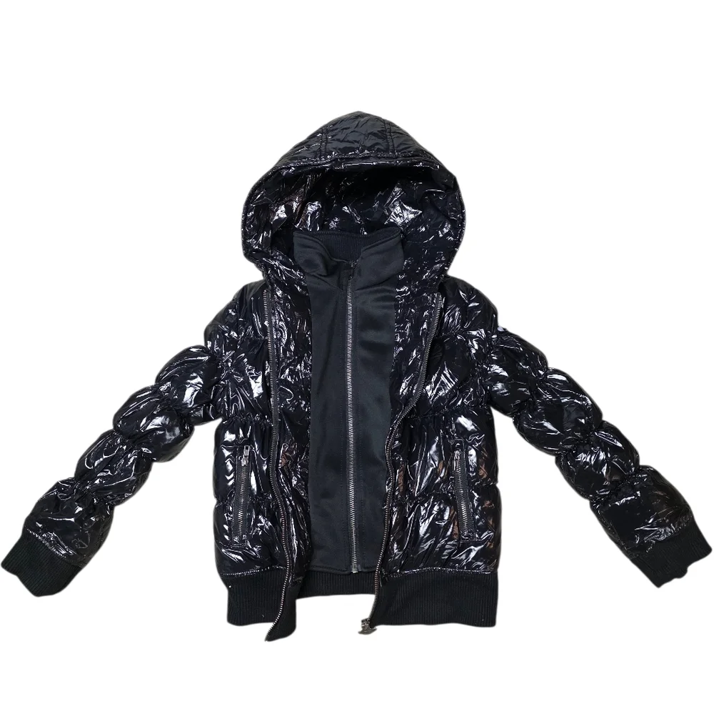 APPAMAN FLURRY PUFFER COAT BLACK‎ 7